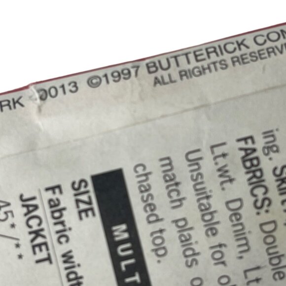 BUTTERICK | Vintage 1997 Kid's Winter Clothing Pattern #5102 | Sizes 7 8 10 - Picture 5 of 6